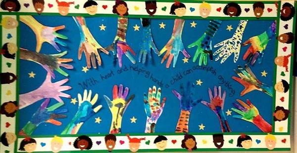 "With heart and helping hands a child can accomplish anything." 