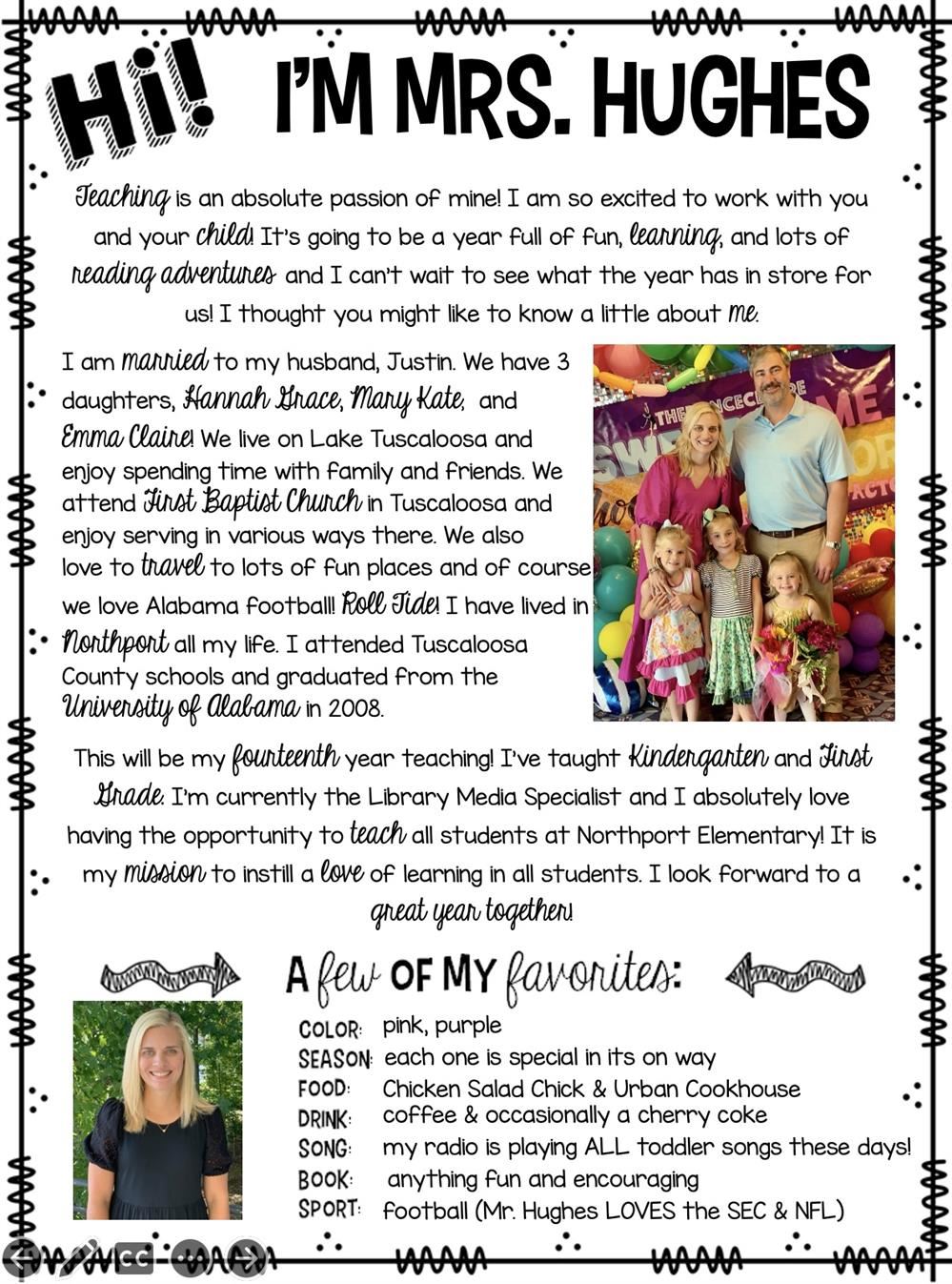 Meet Mrs. Hughes