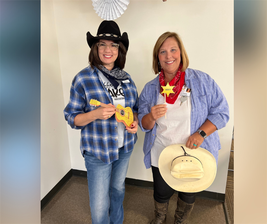 educators in theme costumes during professional development on social emotional wellness and awareness