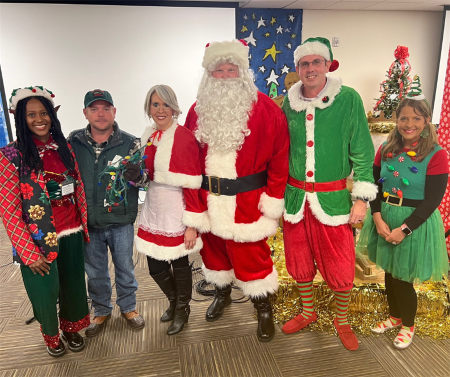 educators in theme costumes during professional development on social emotional wellness and awareness