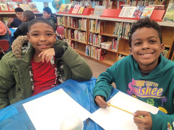 Emerging Super Leaders are enjoying a cookie and painting party for meeting their 3rd Nine Week Accelerated Reading Goals! Showing Perseverance, these 3rd and 4th grade students always stay on task.